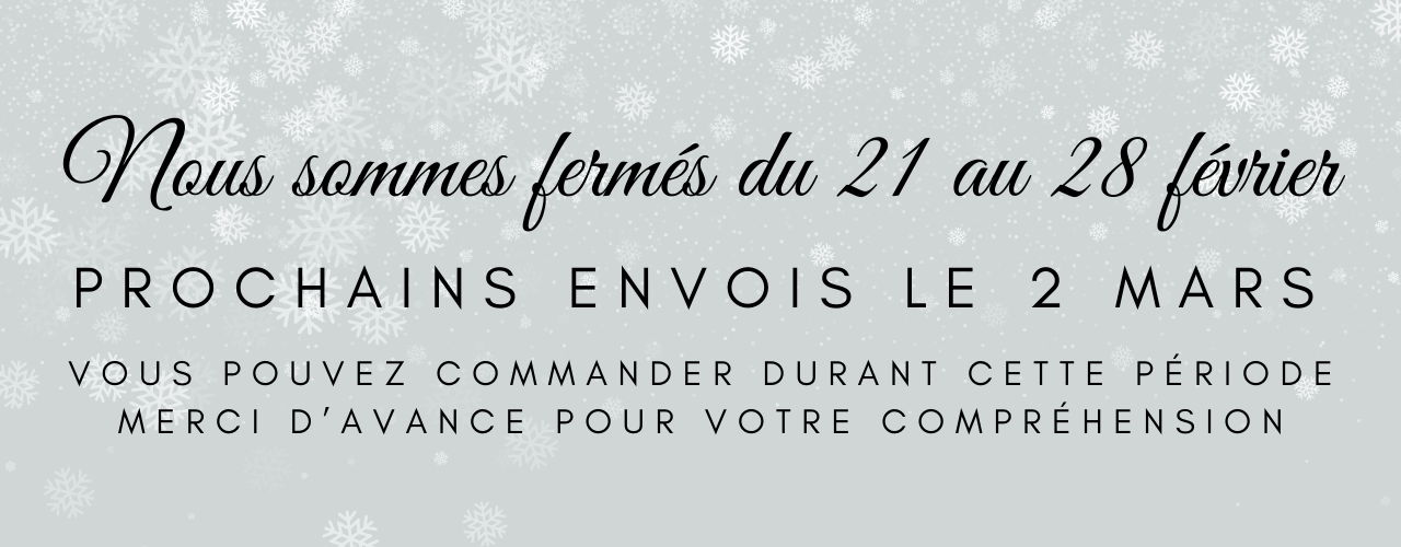 pas d'envoi de colis entre le 21 et le 28 f&eacute;vrier